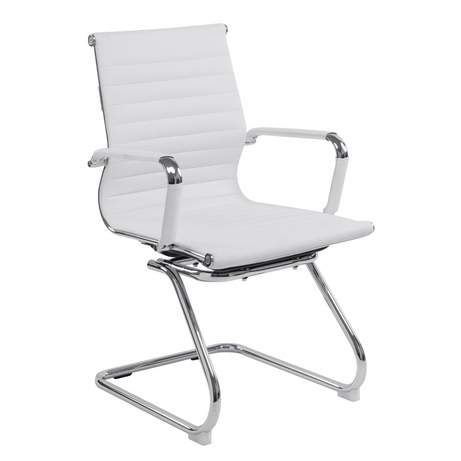 Aura Leather Cantilever Office Chair